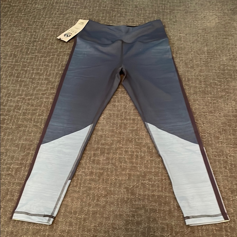 Kali Gray and Blue Leggings